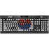 South Korean Flag Distressed K95 RGB PLATINUM Mechanical Gaming Keyboard Skin